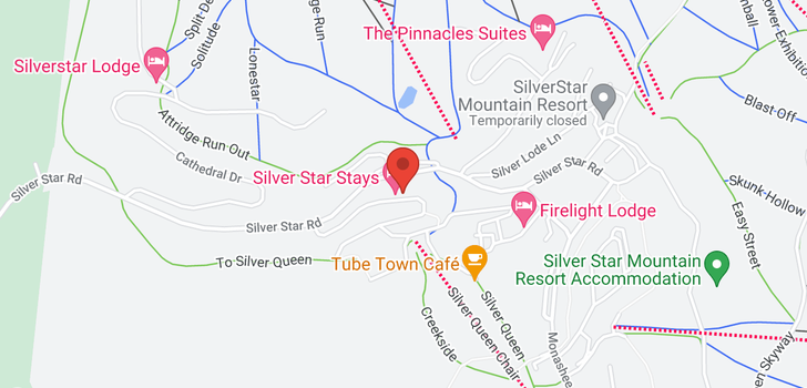 map of #207 9802 Silver Star Road